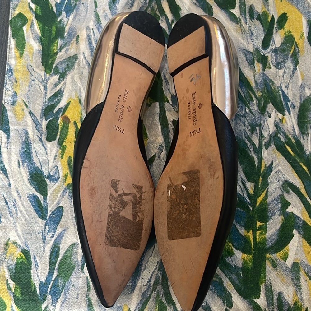 Kate Spade Black and Cream Flats - Picture 7 of 7